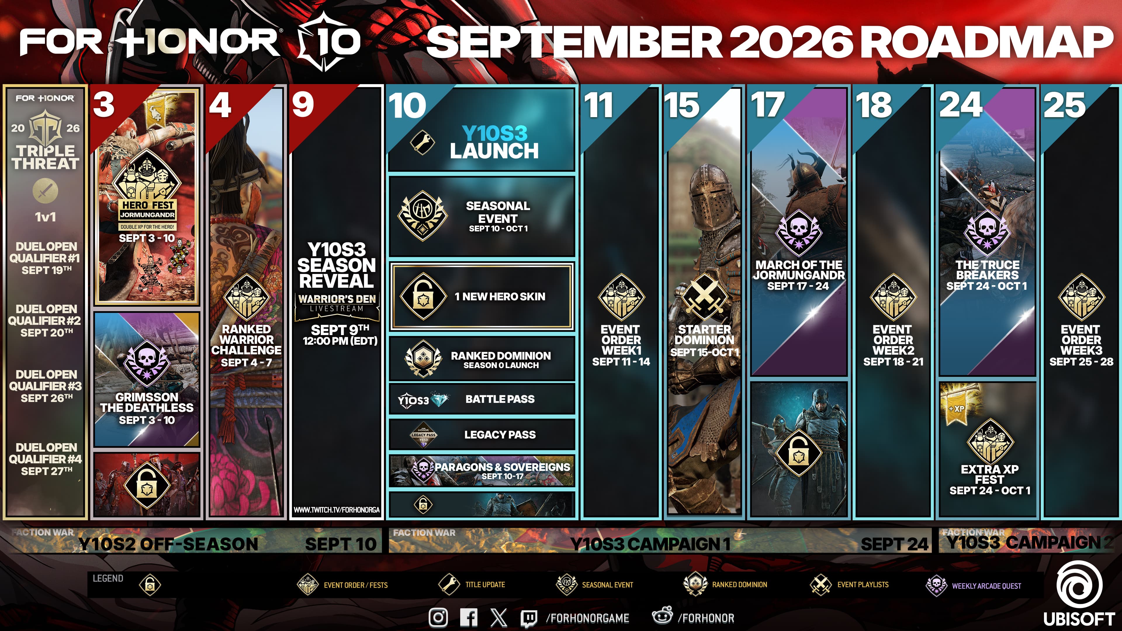 LIVE NOW, SEPTEMBER ROADMAP! image