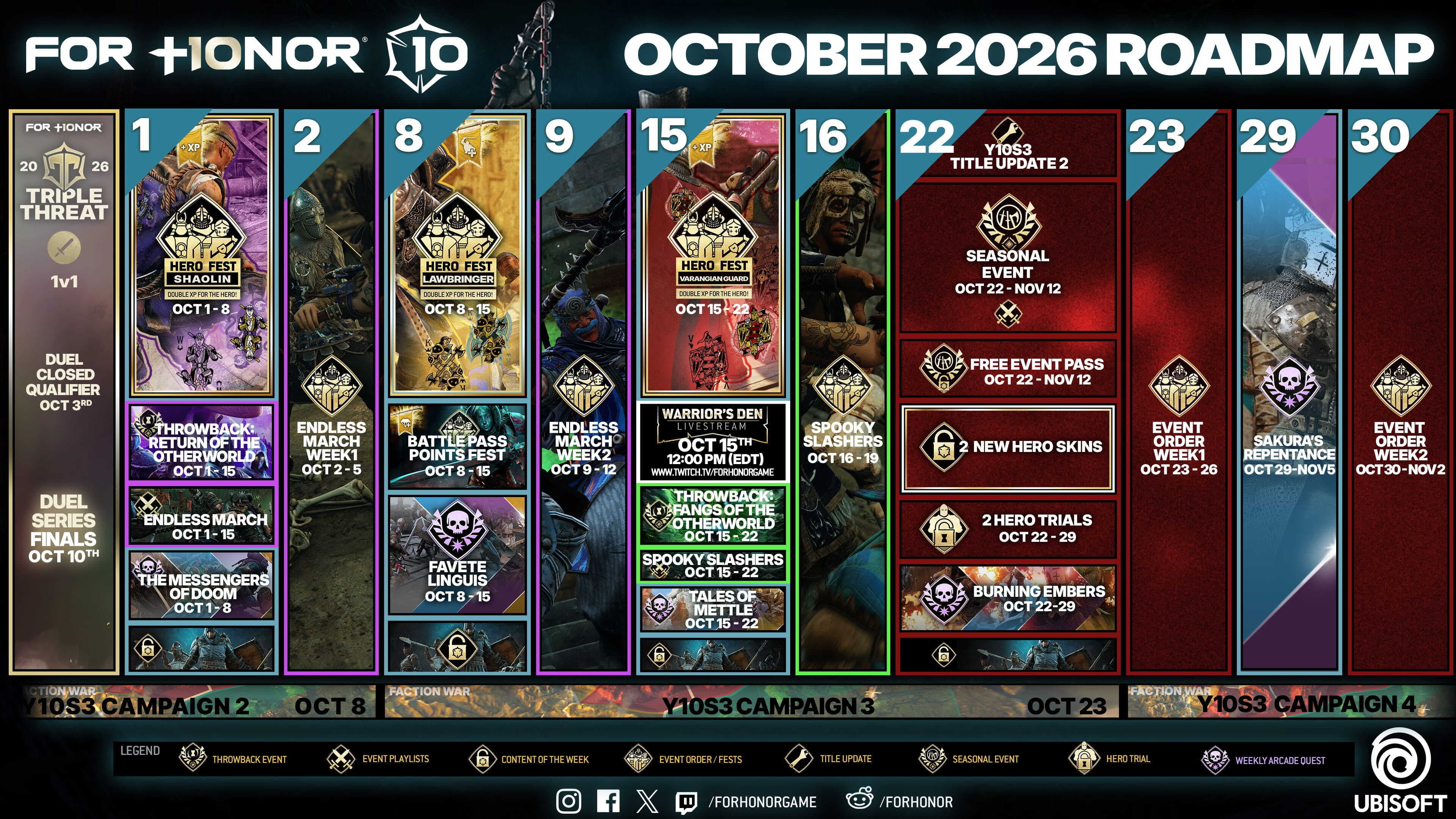 LIVE NOW - OCTOBER ROADMAP image