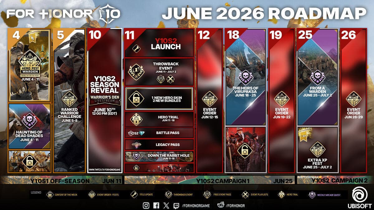LIVE NOW - JUNE ROADMAP image