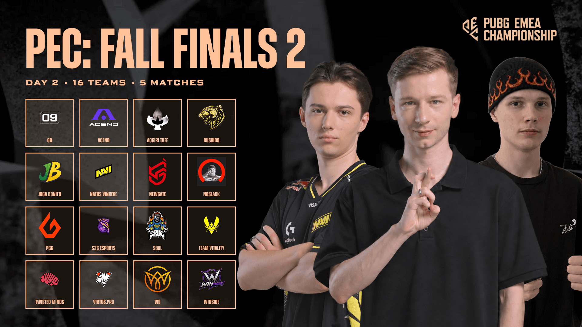 PEC: Fall Finals 2 Day 2 is LIVE!! image