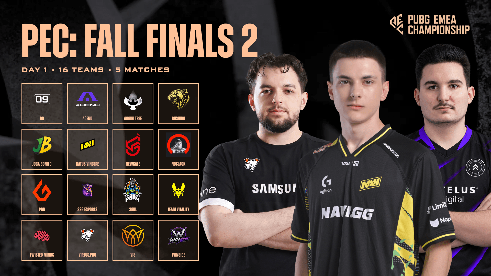 PEC: Fall Finals 2 Day 1 is LIVE!! image