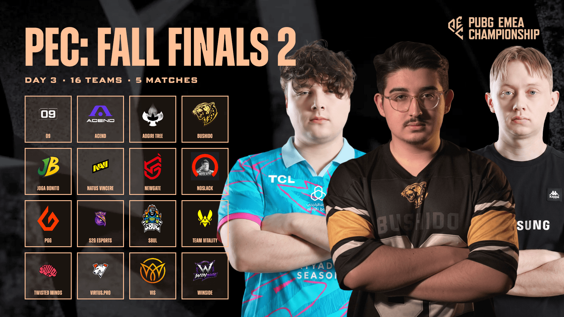 PEC: Fall Finals 2 Day 3 is LIVE!! image