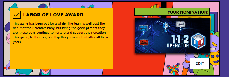 Labor of Love - The Steam Awards 2021 image