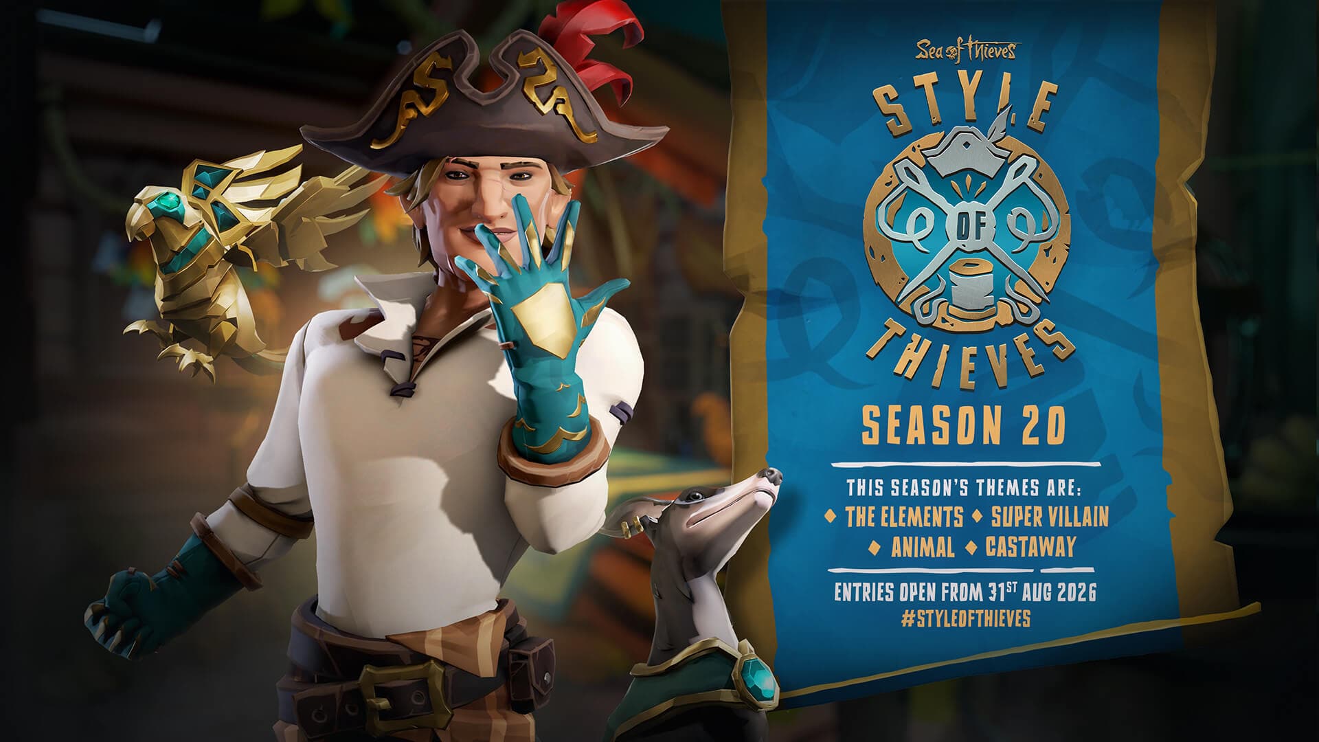 Season 20's Style of Thieves Theme Reveal! image
