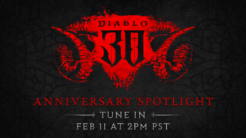 Diablo 30th Anniversary Spotlight Livestream image