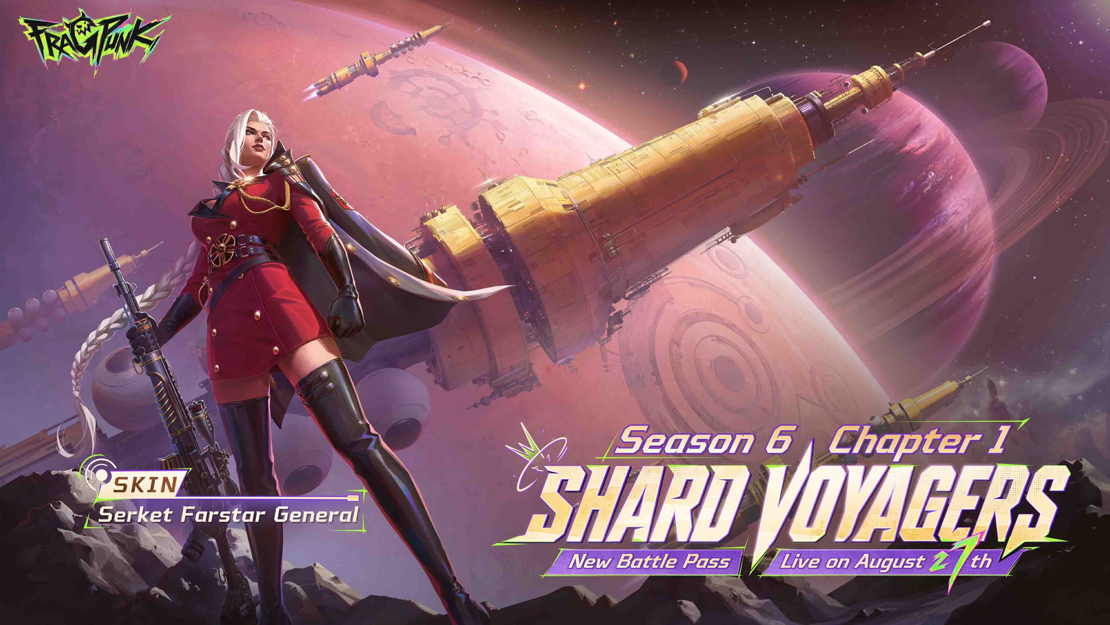 FragPunk August 27th Update Announcement: New Content for Season 6, Chapter 1 image