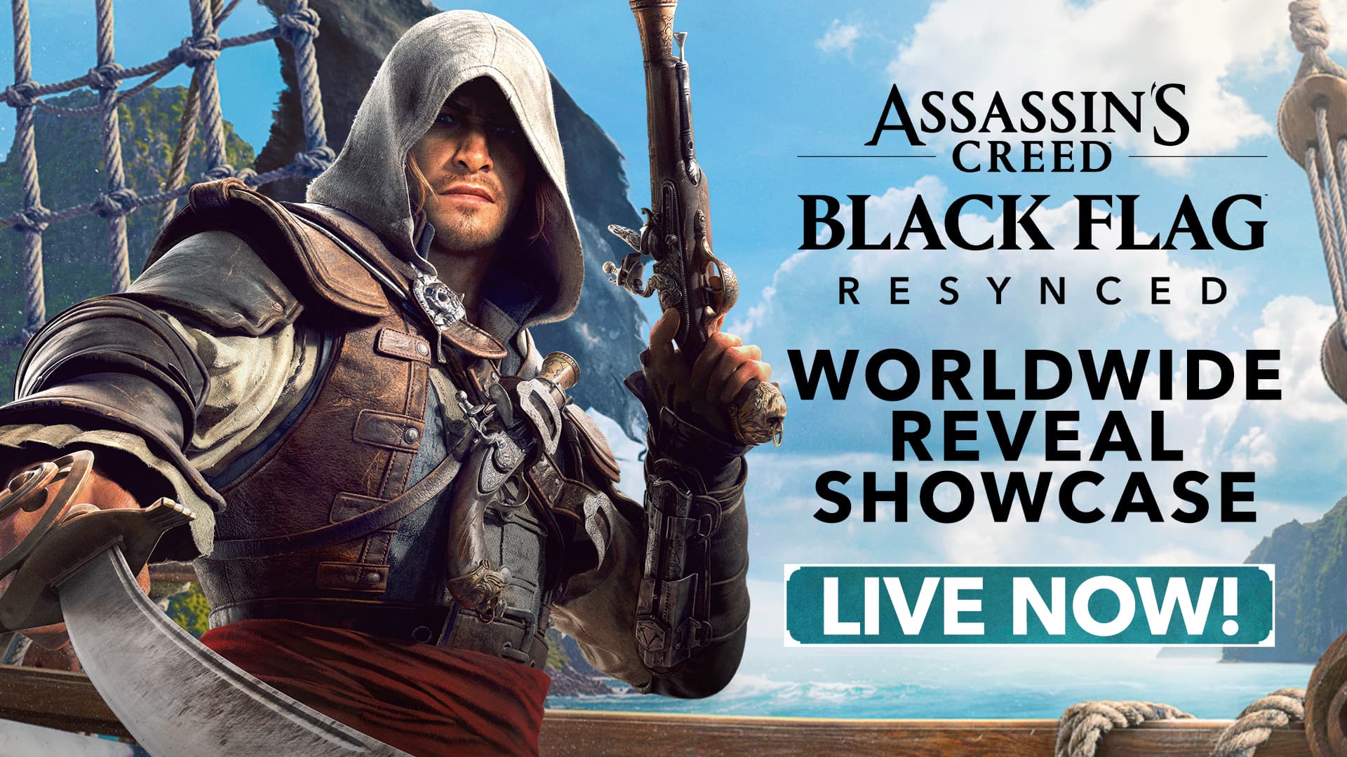 Tune in NOW for the Assassin's Creed Black Flag Resynced Showcase! image