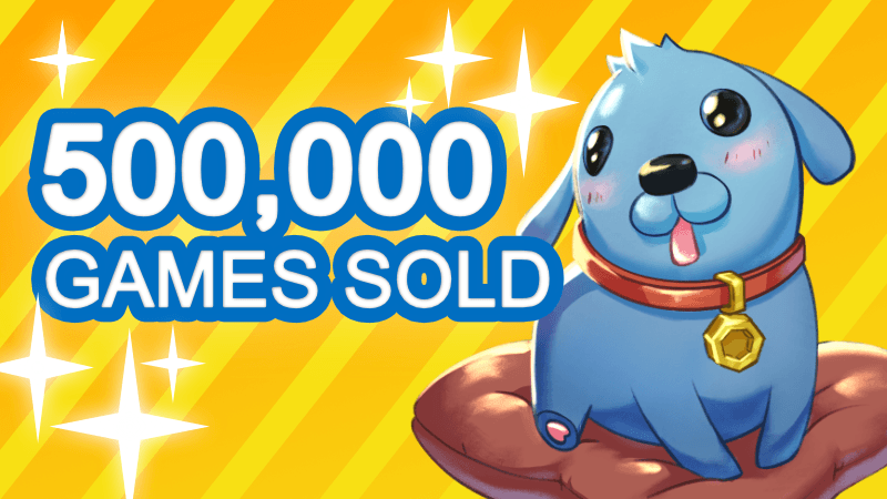 500,000 games sold!! image