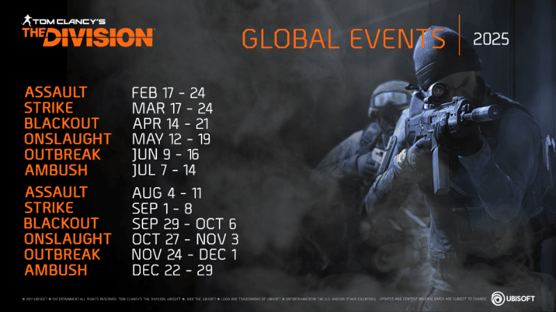 Global Events Calendar 2025 image