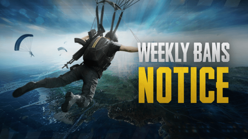 PUBG: BATTLEGROUNDS Weekly Bans Notice (09/21~09/27) image