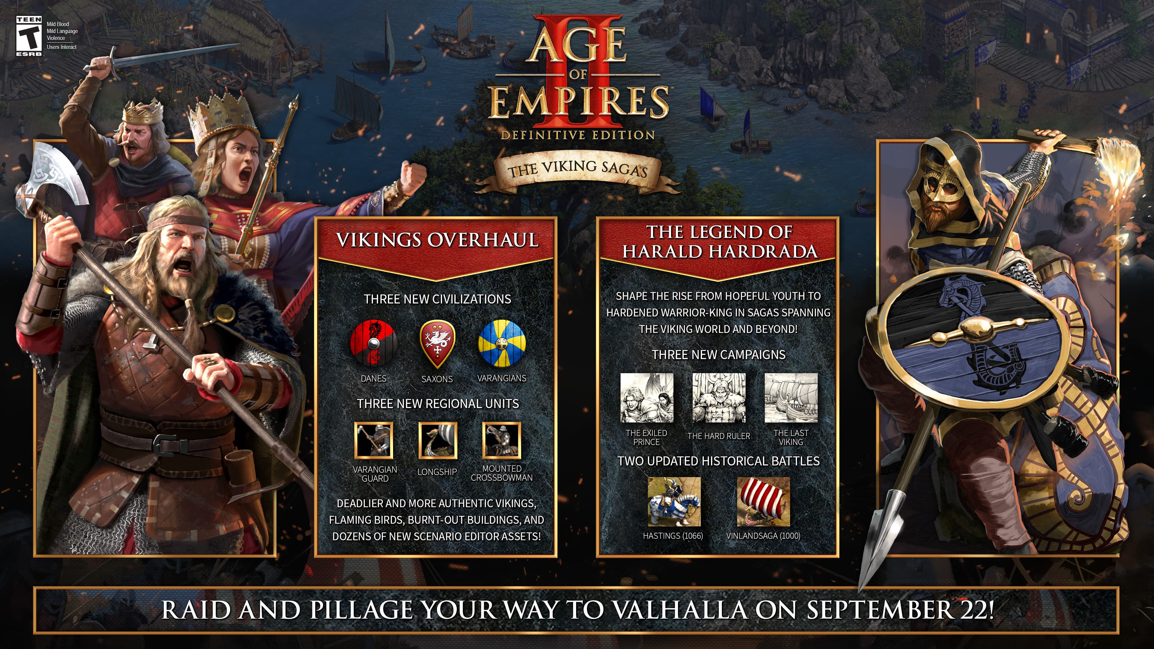 The Viking Sagas Available Now For Age of Empires II: Definitive Edition! image